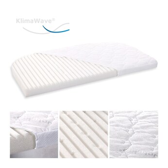 Bundle Beistellbett Maxi inkl. Matratze Klima Wave und Kinderbettumbausatz inkl. Matratze MediTex® extraluftig