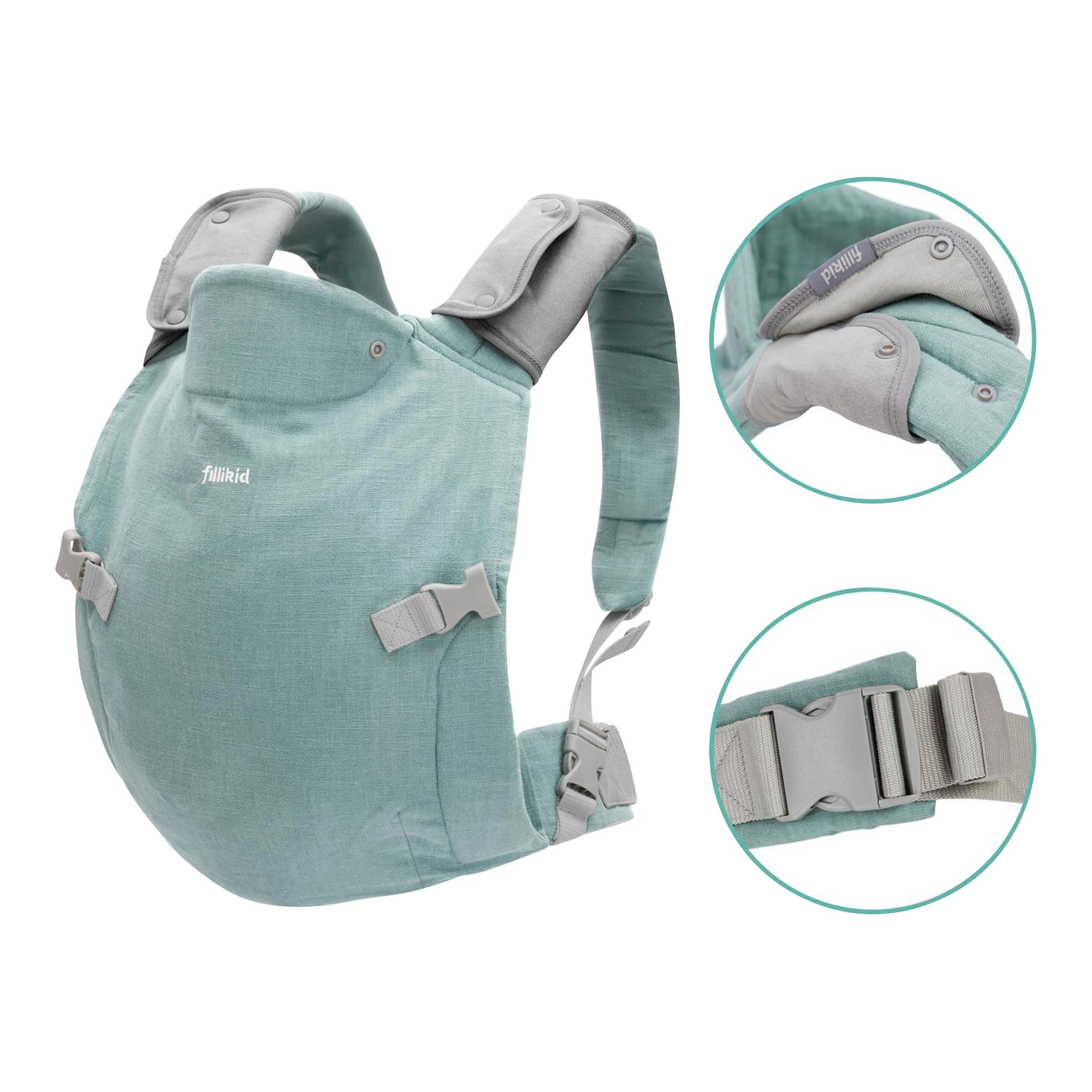 Babytrage Natural, 2 Tragepositionen