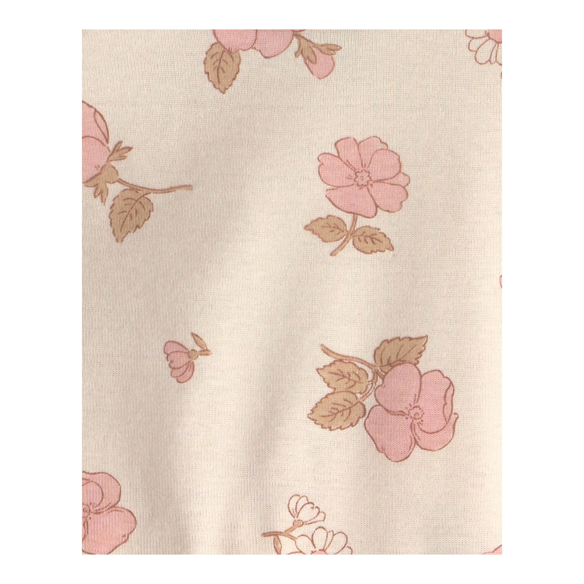 4-tlg. Set 2x Bodys langarm und 2x Jogginghosen Blumen Rippqualität