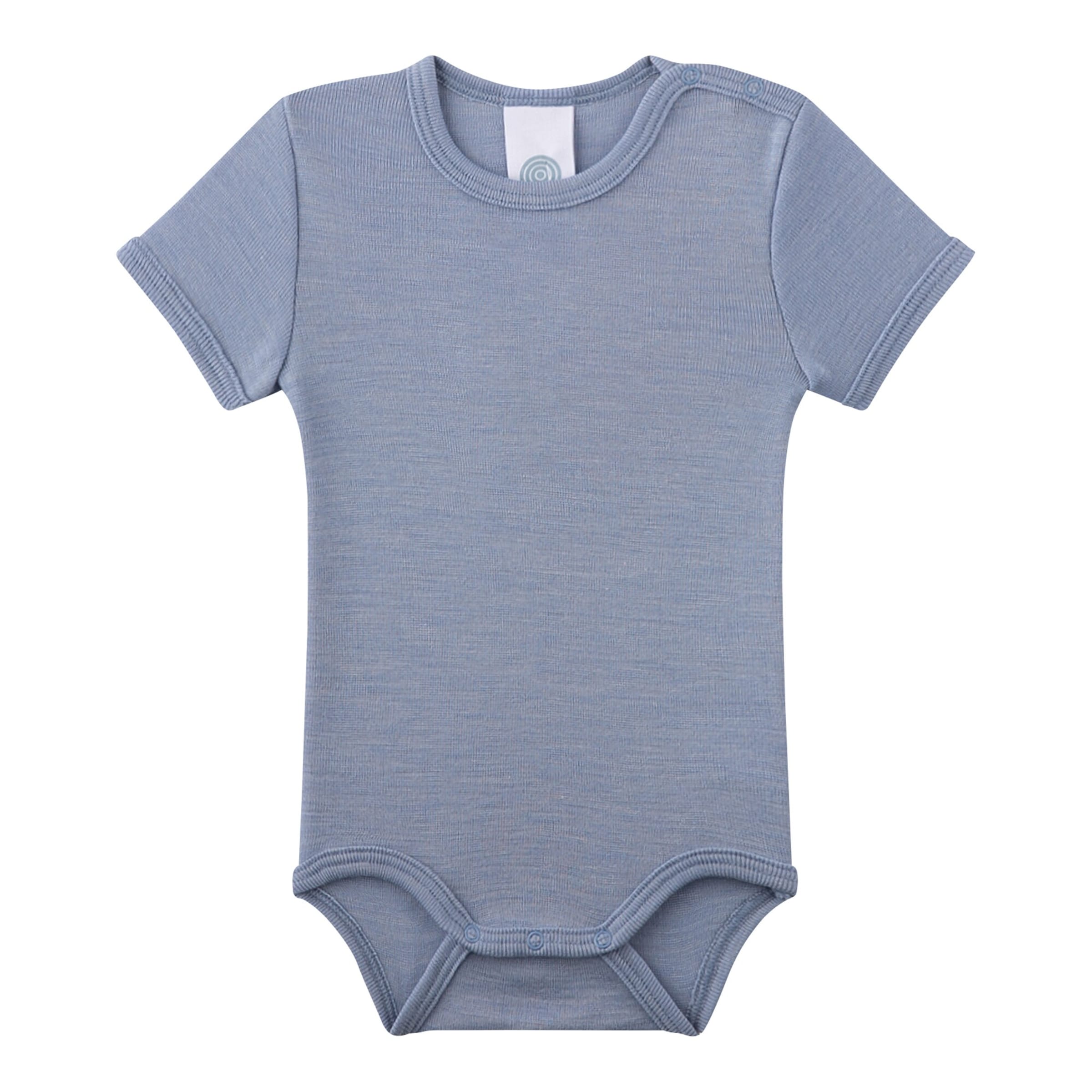 Sanetta Body kurzarm Wolle/Seide