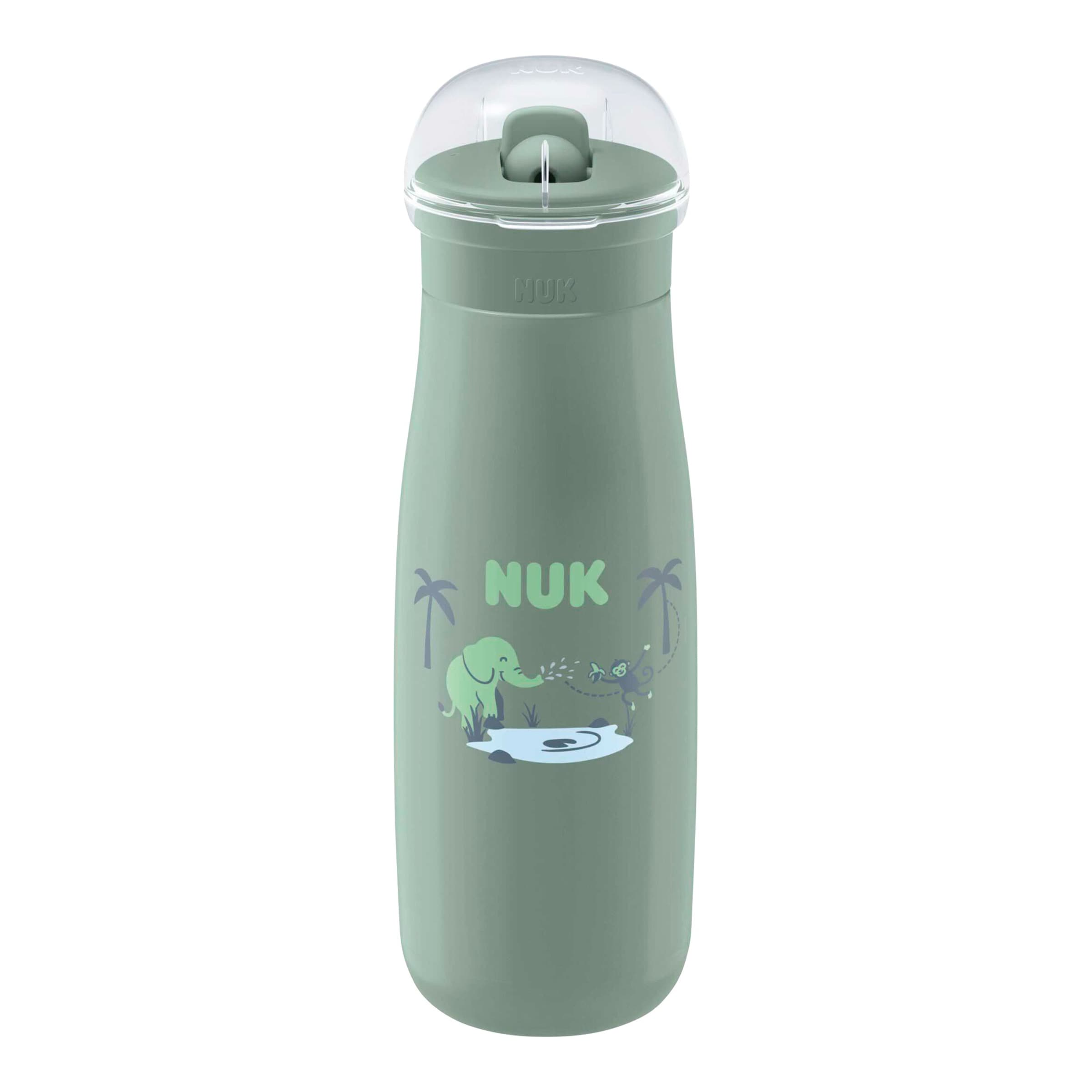 Trinkflasche mit Flip-Strohhalm First Choice, 450ml