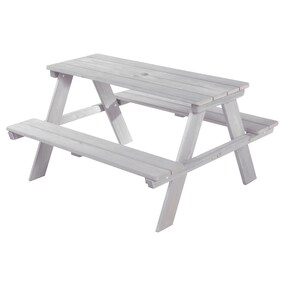 Kindersitzgarnitur Outdoor + in grau mit Bankkissen Little Stars 