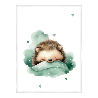 Babydecke Microfaserflausch 75x100 cm 