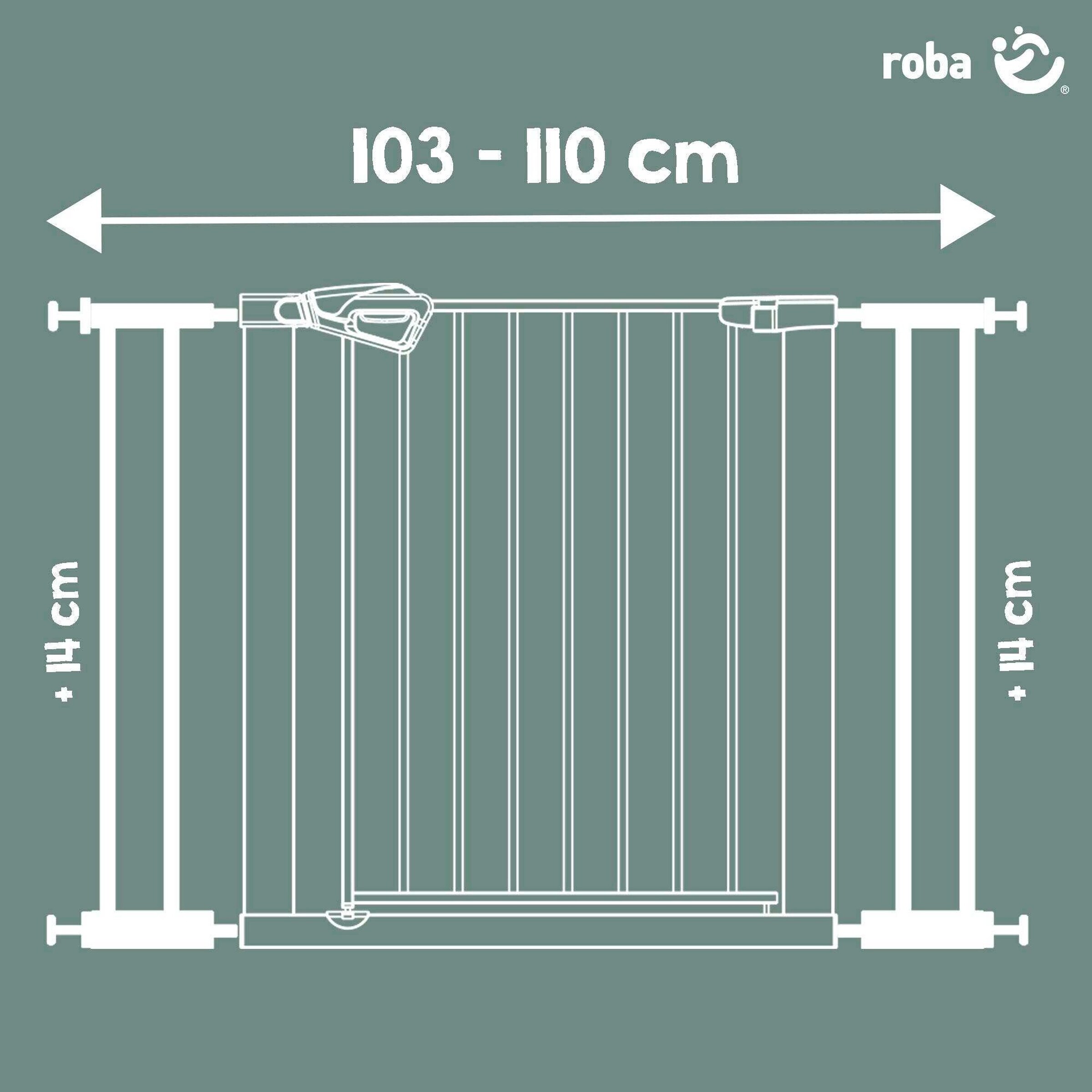 Thumbnail - Roba Anbauteil Metall 14 cm easySafe+