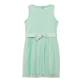 Kleid ohne Arm mit Glitzer-Tüllrock