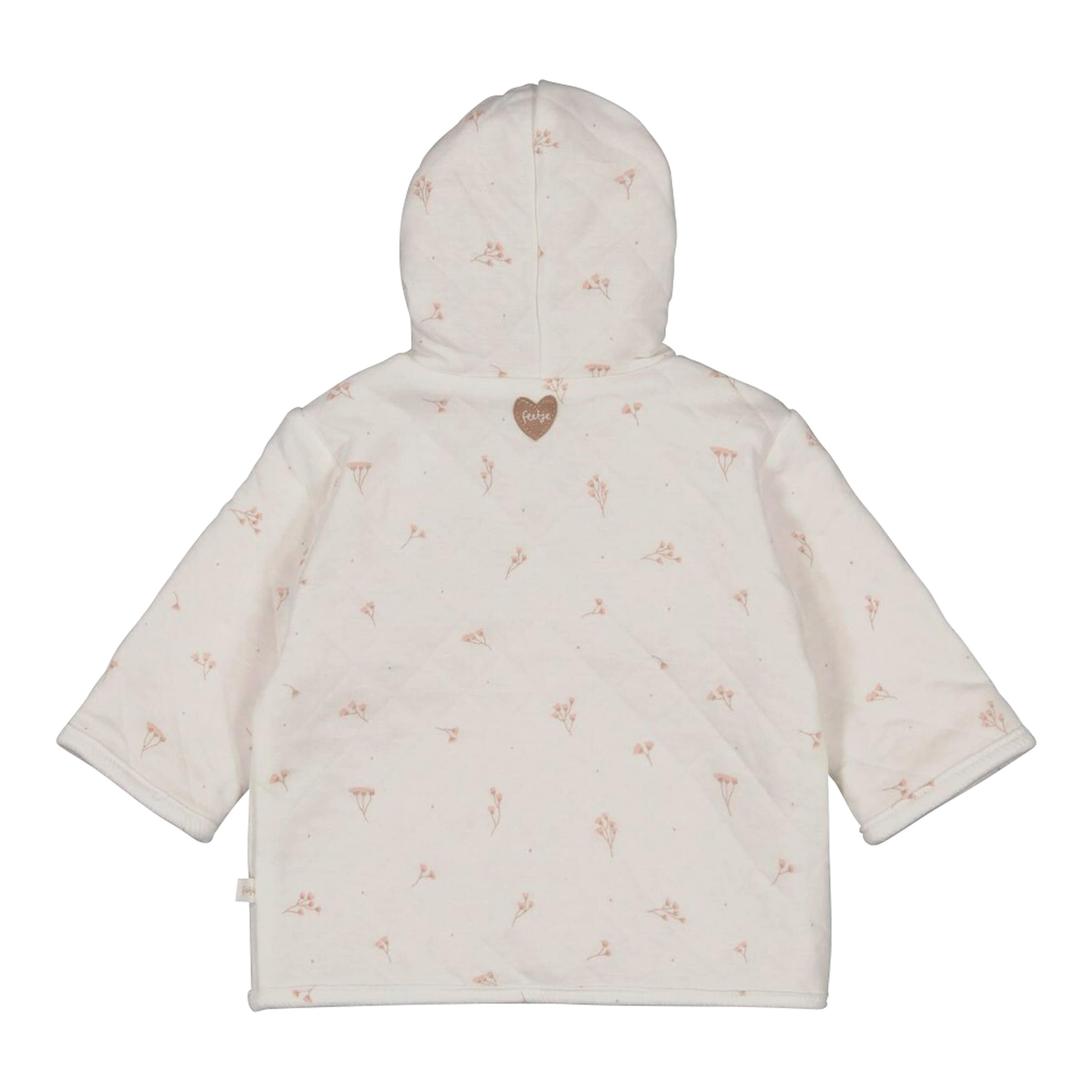Wendejacke mit Kapuze Blumen gequiltet