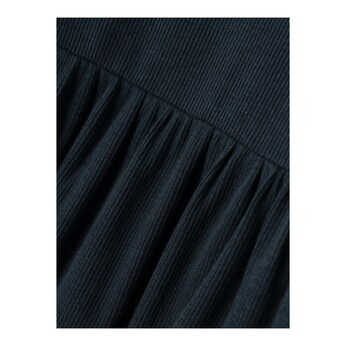 Kleid langarm Rippqualität