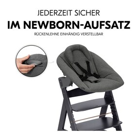 Hochstuhl Alpha + inkl. Newborn Set Plus