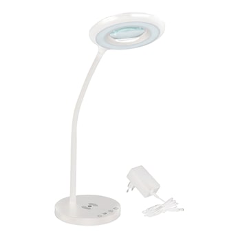 LED-Tischlampe mit Lupe