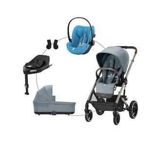 Kombikinderwagen Balios S Lux Travel-Set inkl. Babyschale Cloud G i-Size und Isofix-Basis Base G