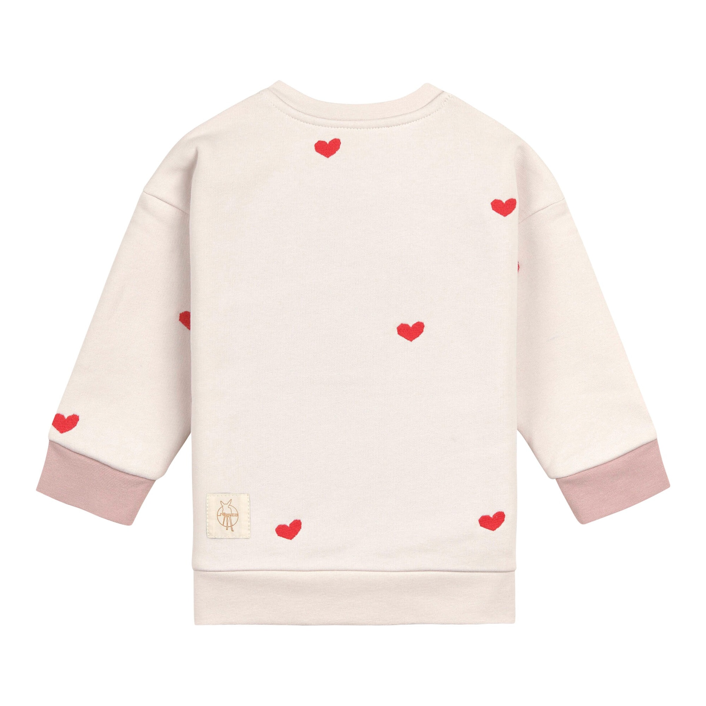 Lässig Sweatshirt Herzen