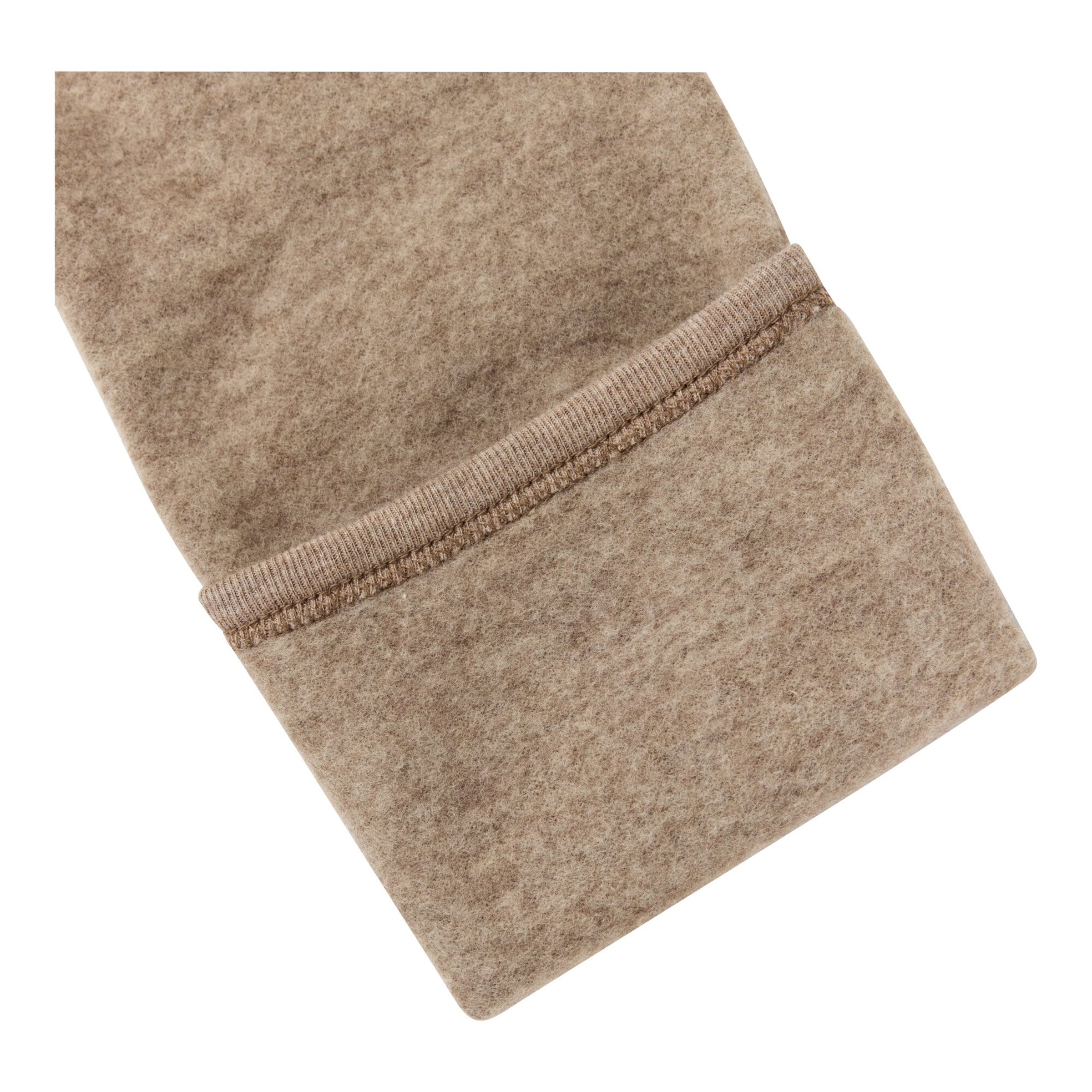 Wollfleece-Overall mit Klappbündchen aus Merinowolle