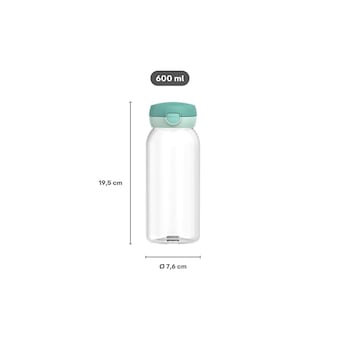 Trinkflasche mit Klappdeckel 600ml