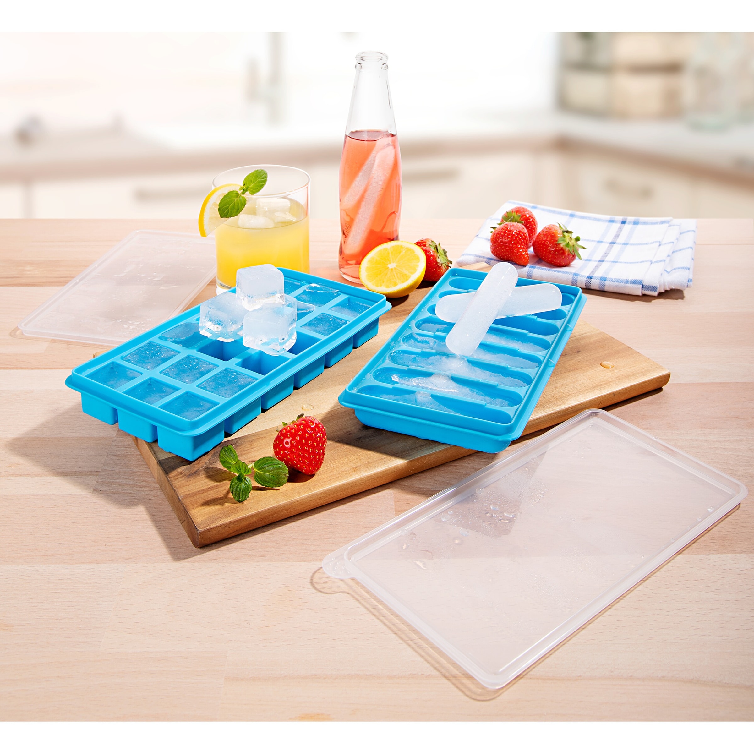 Silikon-Eisform mit Deckel