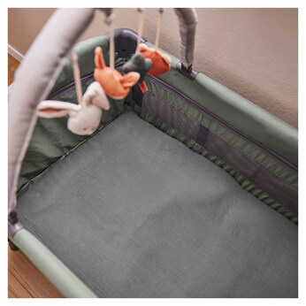 Spannbetttuch Musselin 60x120 cm für Reisebettmatratzen