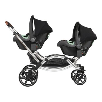 Kinderwagen Griffverlngerung Fr Groe Eltern - Leichte Doppelrohr Adapter  Schwarz Mit Einfacher Montage