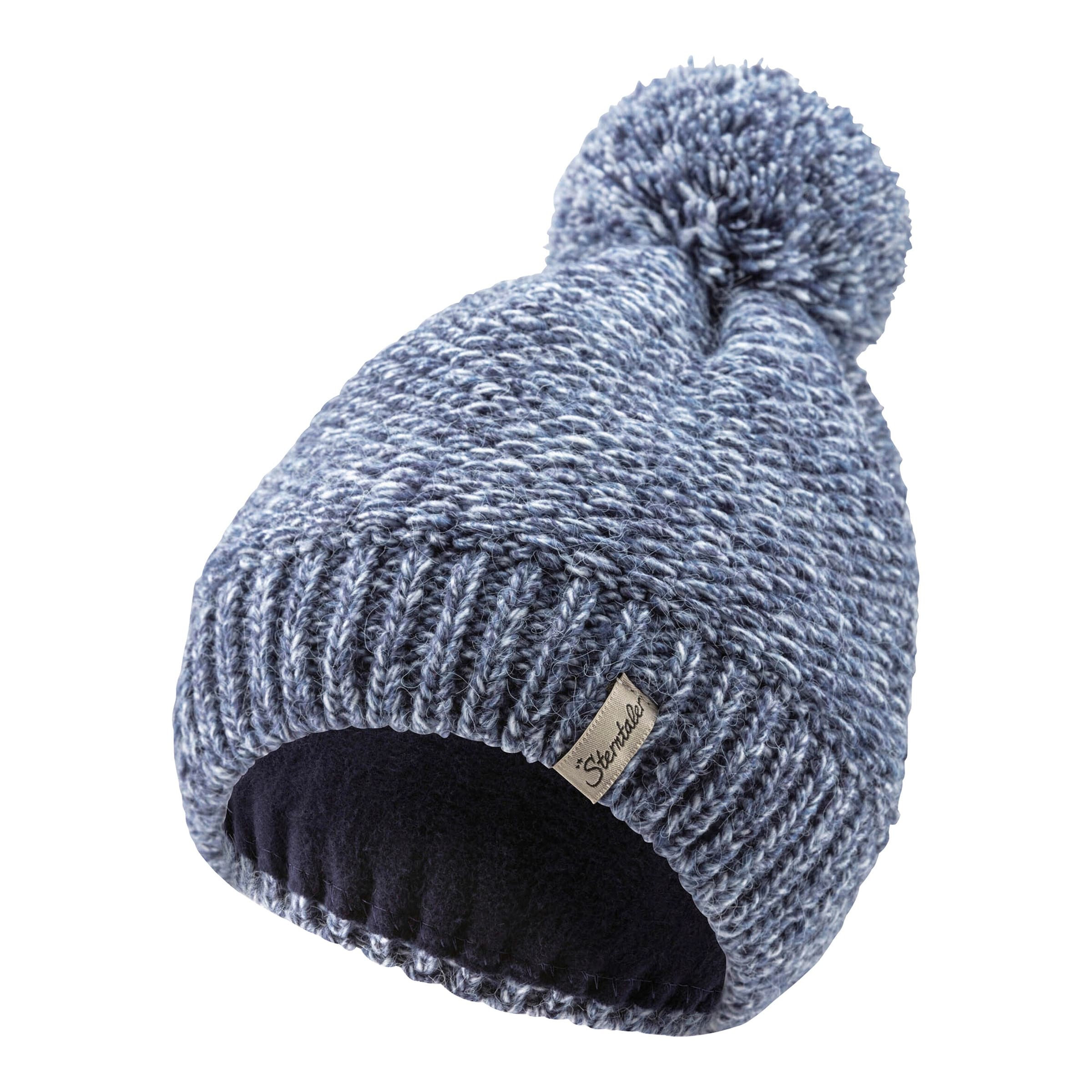 Sterntaler Winter-Strickmütze Bommel