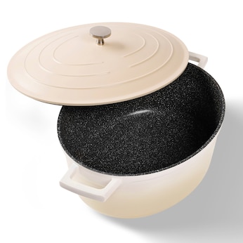 STONELINE Cocotte Bräter 32 cm 6,6 l | mit Deckel