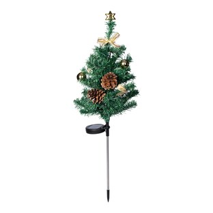 Solar tuinsteker “Kerstboom”, per stuk