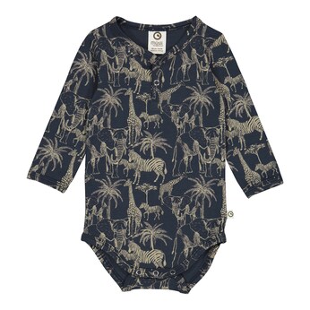 Henley-Body langarm Safari