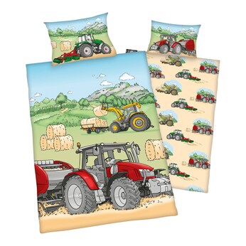 Flanell Wende-Bettwäsche 40x60 / 100/135 cm