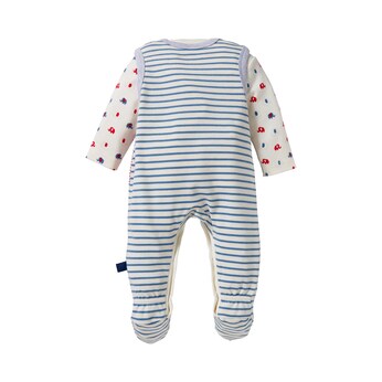 Strampler-Set 2-tlg. mit Shirt Elefant Ringel