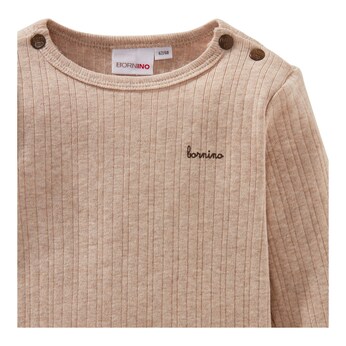 Shirt langarm Rippqualität