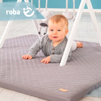 Spiel- und Krabbelmatratze roba Style anthrazit 