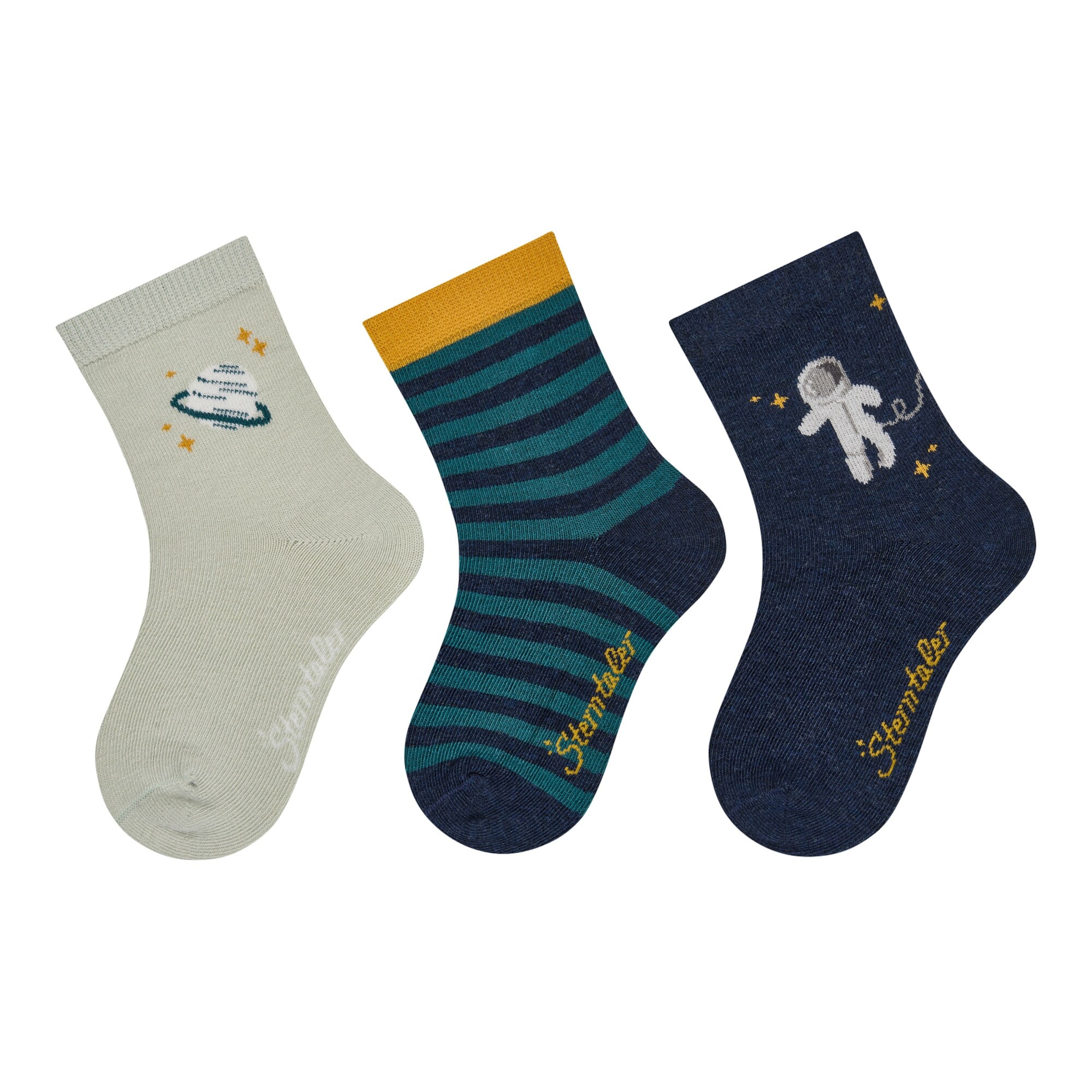 Sterntaler 3er-Pack Socken Weltall