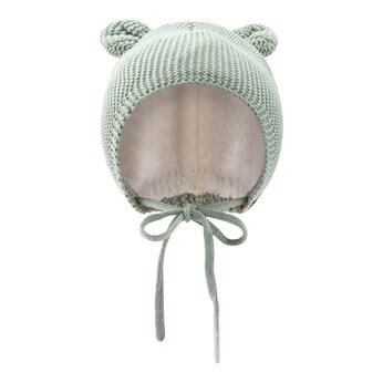 Winter-Strickmütze mit Ohren