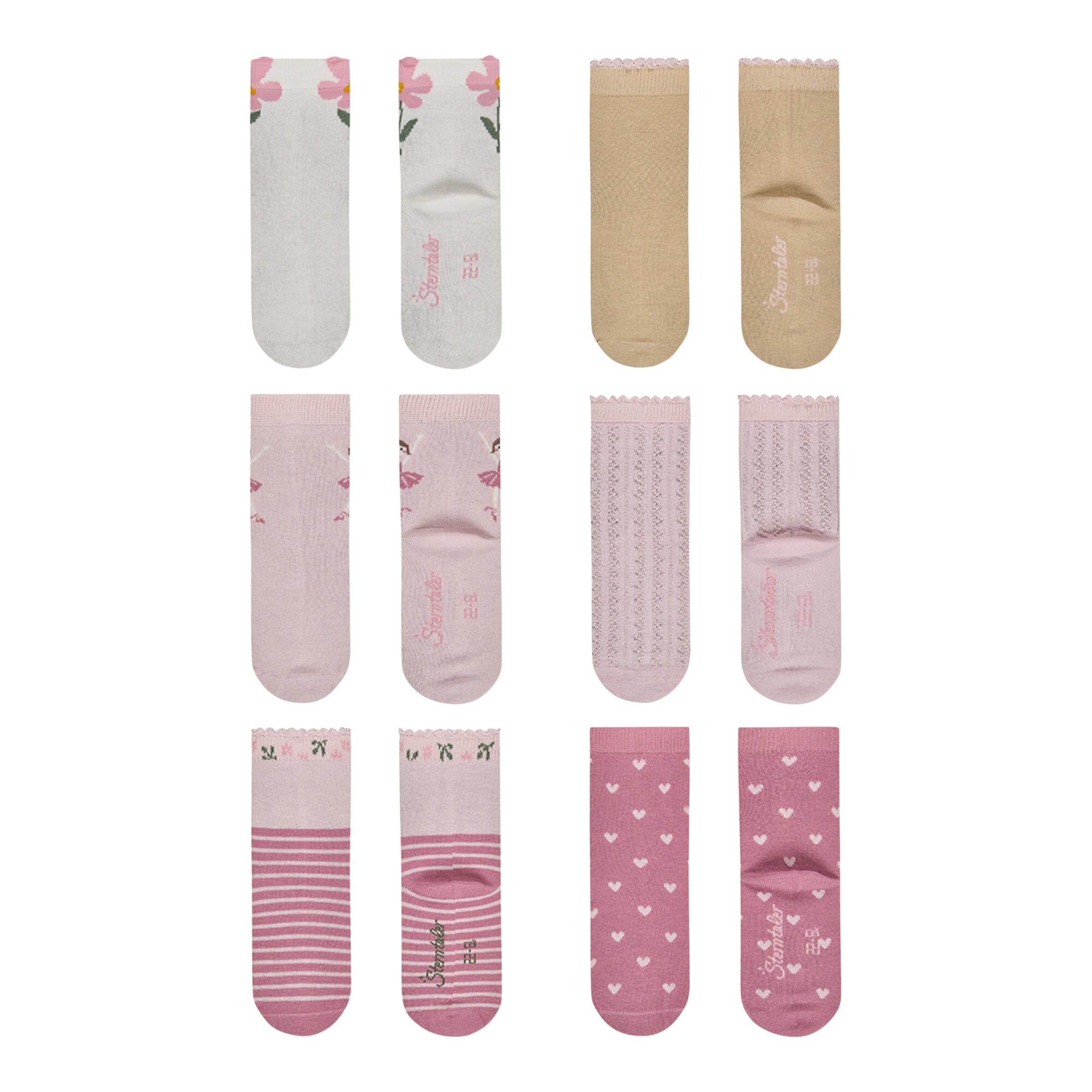 Sterntaler 6er-Pack Socken Blume Ballerina