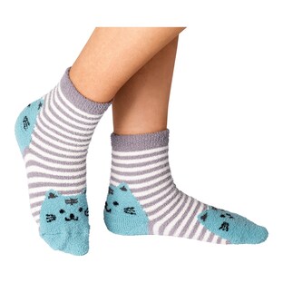 Chaussettes moelleuses «Chaton», 1 paire