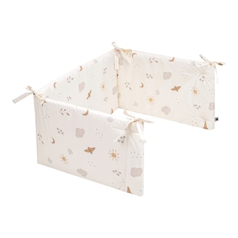 Tour de lit en coton bio 35 x 180 cm