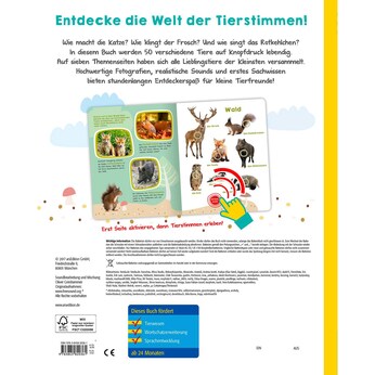 Soundbilderbuch Mein großes Buch der Tiergeräusche