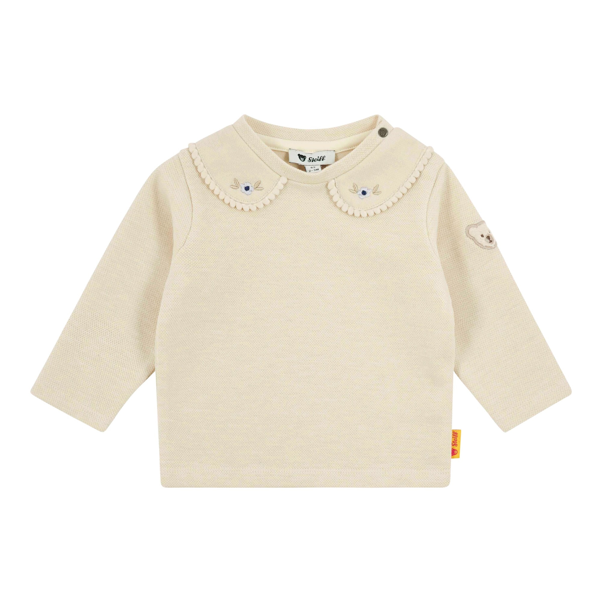 Steiff Sweatshirt mit Bubikragen Struktur