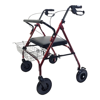 Schwerlast-Rollator GoLite 200 XXL bis 200 kg mit Korb