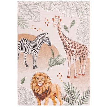 Kinder Teppich Maui Kids Giraffe Zebra Löwe