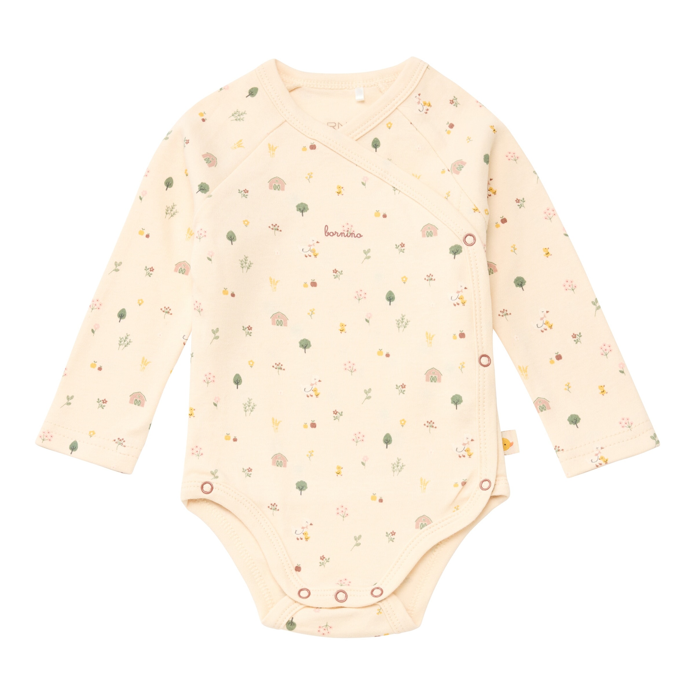 Bornino Country Love 2er-Pack Wickelbodys langarm Country Love