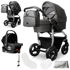 Kinderwagen Capri + Babyschale + Isofix-Station