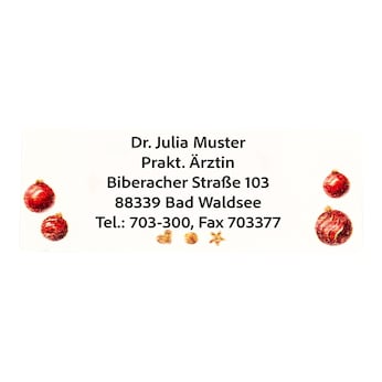 Namensaufkleber "Kuglen", 300 Stück