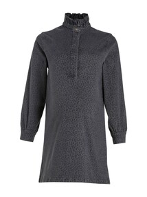Damen Twill-Kleid mit Stehkragen Mama-Tochter-Capsule