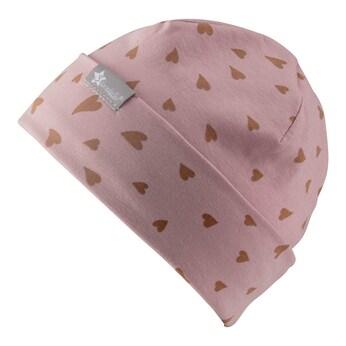 Beanie mit UV-Schutz Herzen