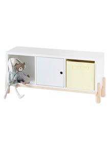 Kinderzimmer Regalelement mit Füßen, 3 Fächer