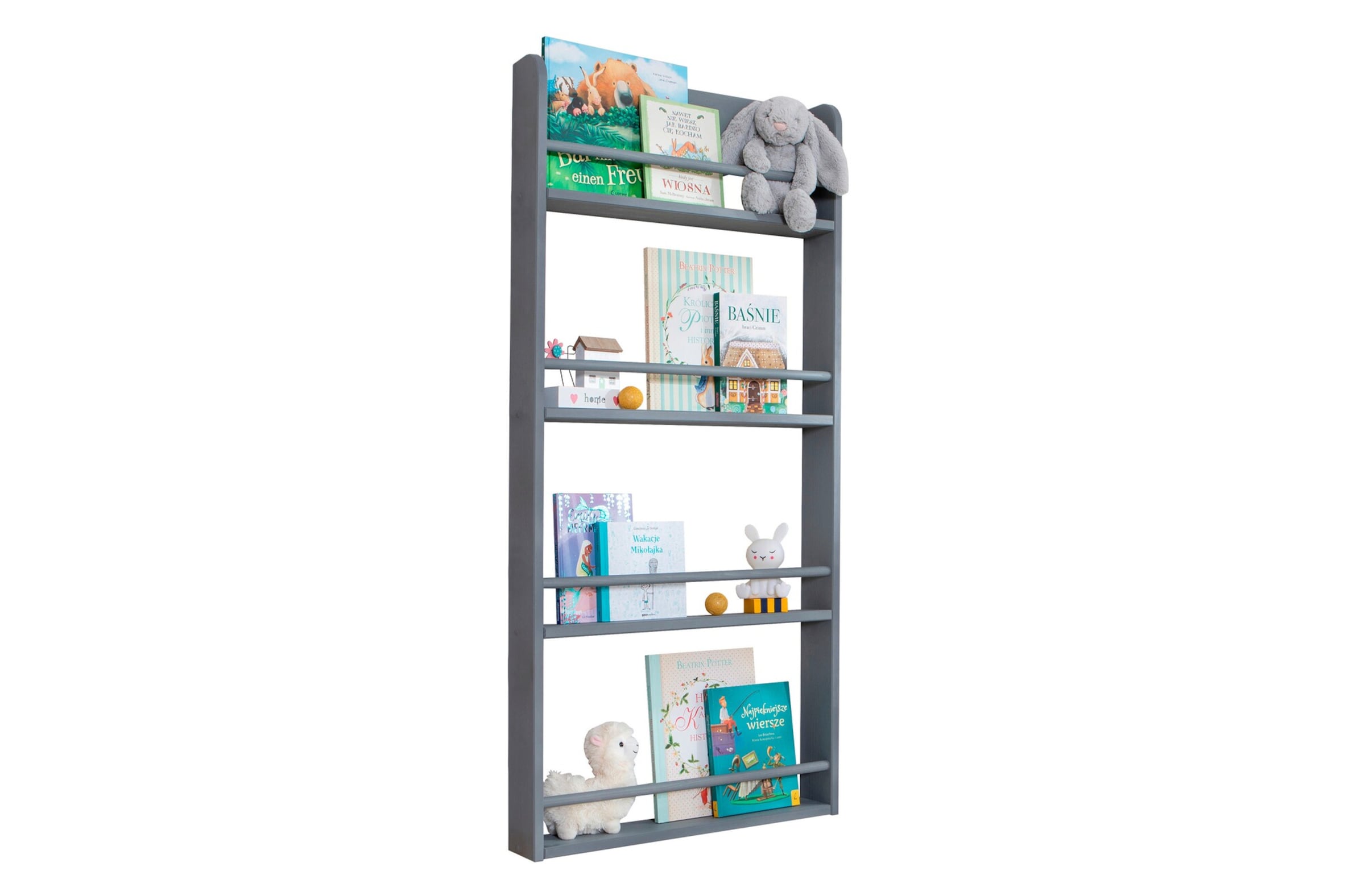 Ticaa Kinder Bücherregal Toni 55x80 & 60x130