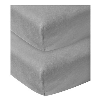 2er-Pack Jersey-Spannbetttücher 60x120 cm