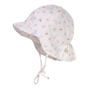 Schirmmütze mit Nacken- und UV-Schutz Blumen