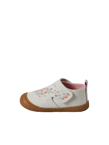 Baby Stoff-Hausschuhe mit Klettverschluss
