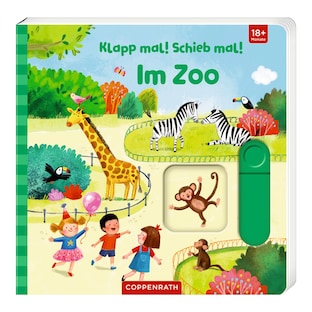 Pappbilderbuch Klapp mal! Schieb mal! - Im Zoo