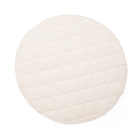 Spielteppich rund Off-White