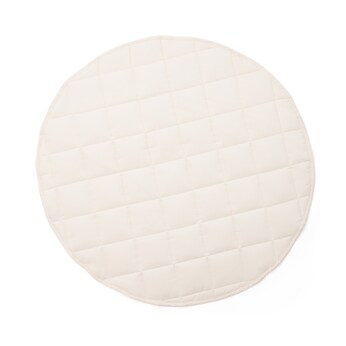 Spielteppich rund Off-White